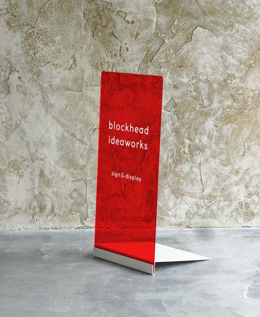 差し込むだけのアクリルスタンドサイン -ホワイト