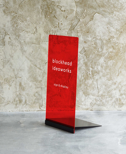 差し込むだけのアクリルスタンドサイン -ブラック