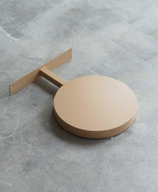 アイアン円形突き出しサイン - new color