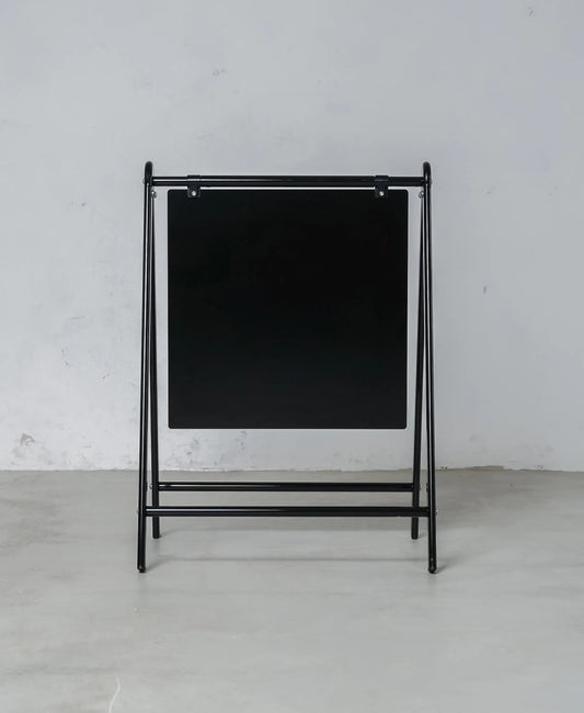 アイアンスタンドサイン - 黒/黒