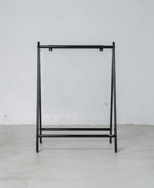 アイアンスタンドサイン - 透明/黒