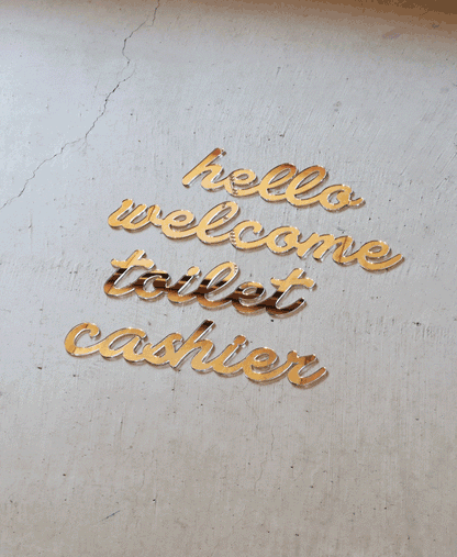 アクリルウォールステッカー-ミラー