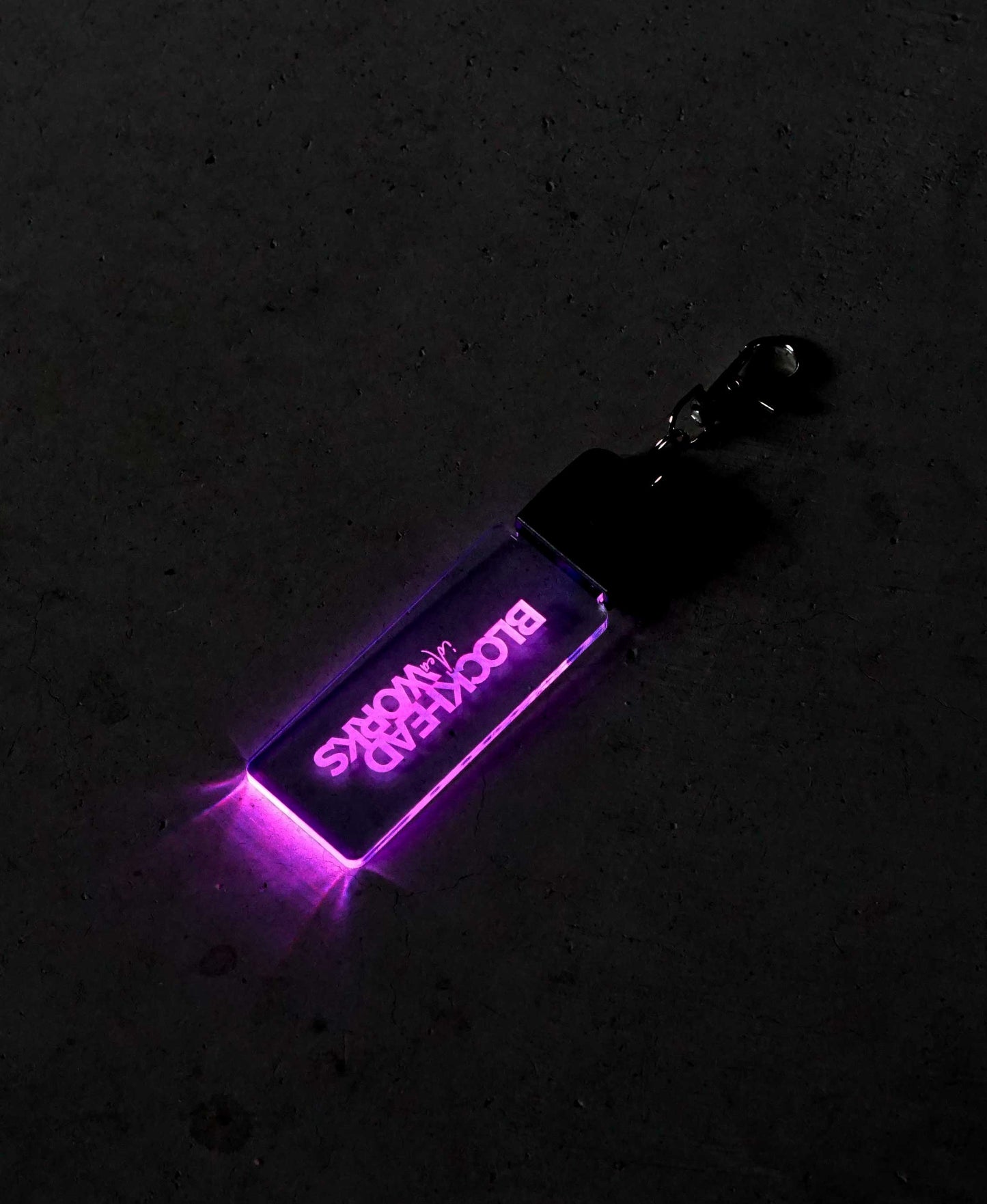 LEDアクリルキーホルダー