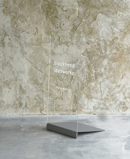 差し込むだけのアクリルスタンドサイン -チャコールグレー