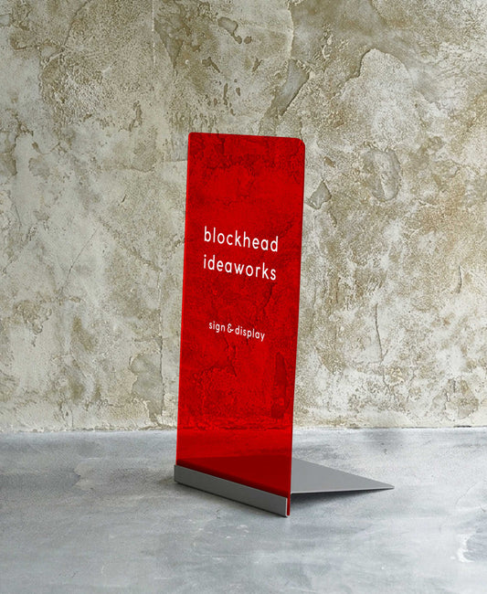 差し込むだけのアクリルスタンドサイン -チャコールグレー