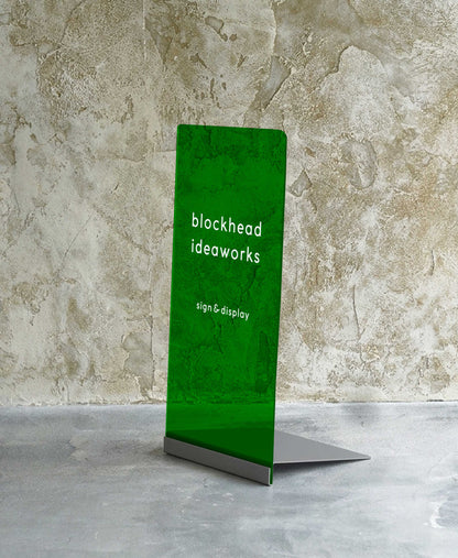 差し込むだけのアクリルスタンドサイン -チャコールグレー