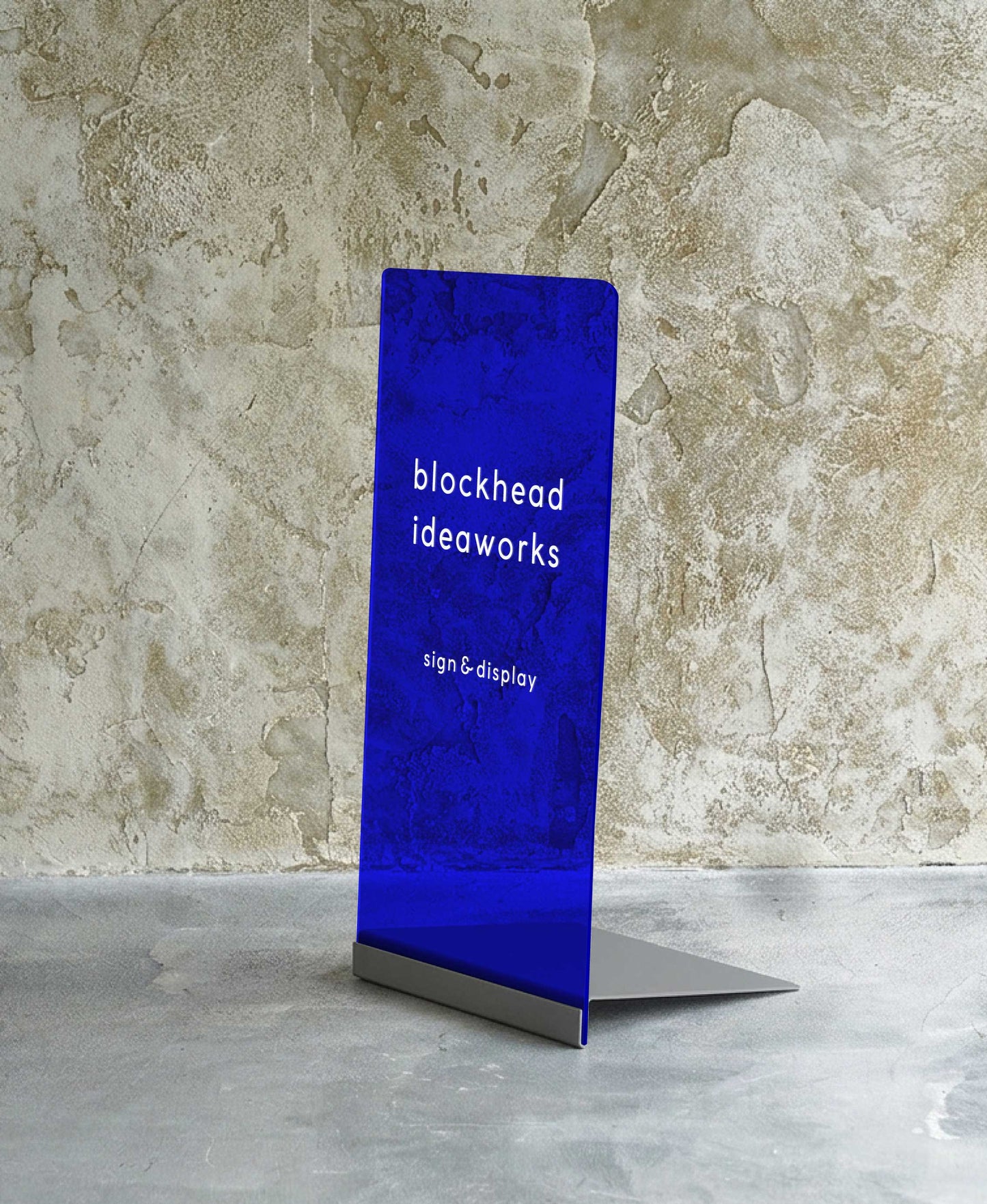 差し込むだけのアクリルスタンドサイン -チャコールグレー