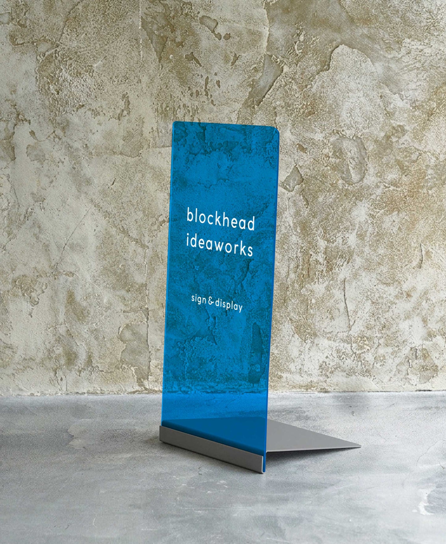 差し込むだけのアクリルスタンドサイン -チャコールグレー