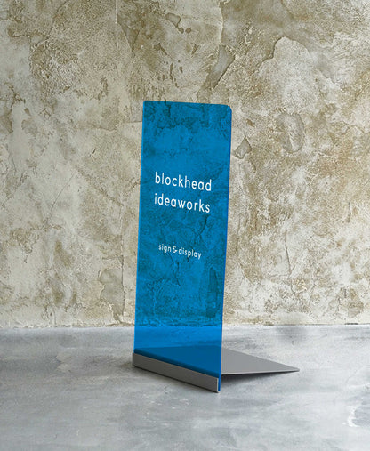 差し込むだけのアクリルスタンドサイン -チャコールグレー