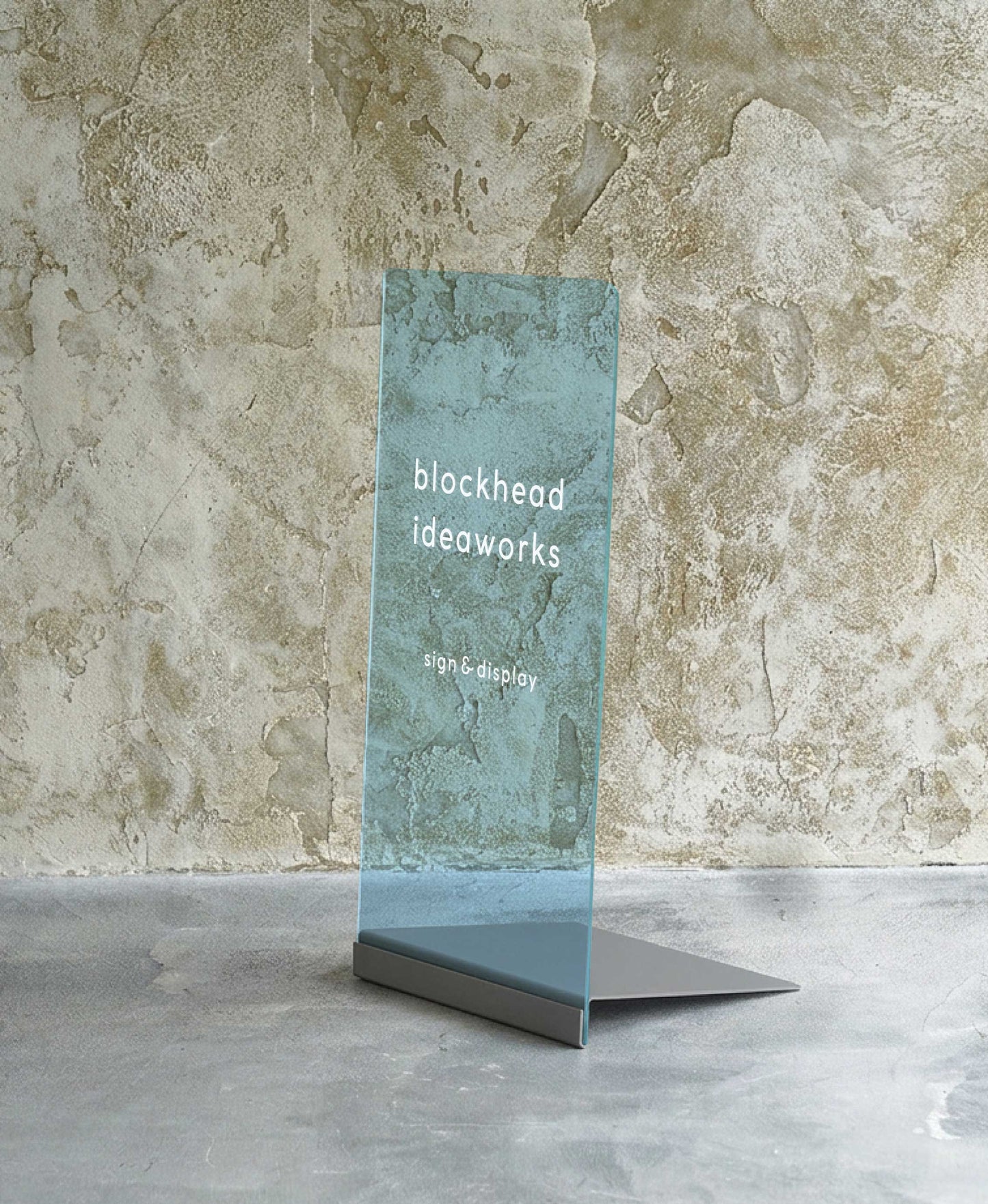 差し込むだけのアクリルスタンドサイン -チャコールグレー