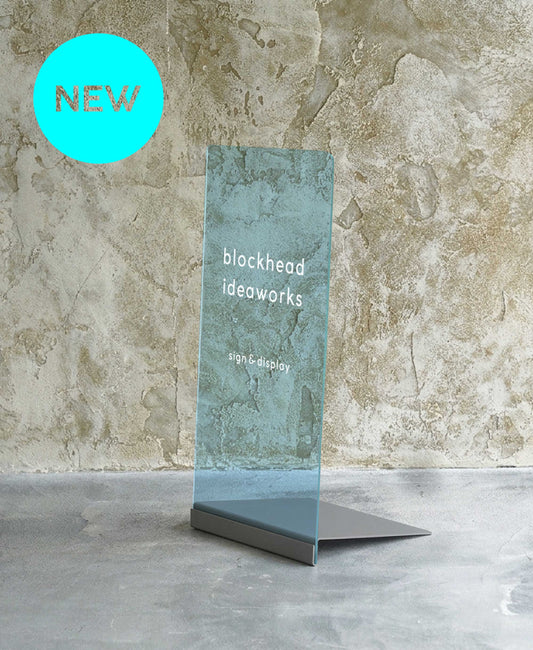 差し込むだけのアクリルスタンドサイン -チャコールグレー