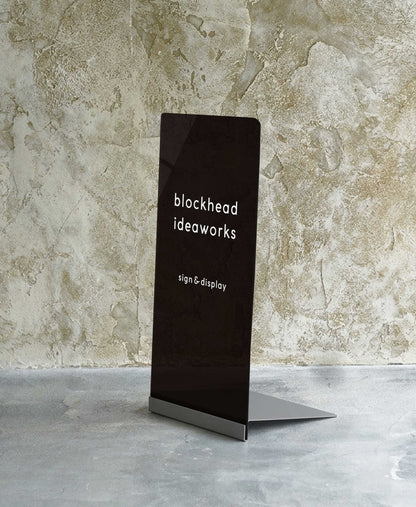 差し込むだけのアクリルスタンドサイン -チャコールグレー